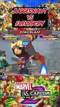 Why JUGGERNAUT is the scariest character in MvC2 🏗️😱