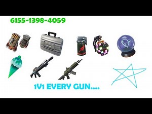 1v1 every gun MORE SECRETS IN NEW UPDATE (Fortnite CH6S1)
