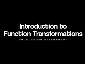 Introduction to Function Transformations