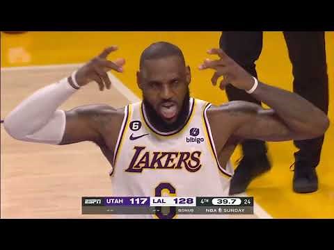 LeBron James crowns himself after a LOGO 3! 👑 | NBA on ESPN