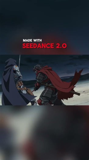 Cyber Samurai vs Ninja ⚔️ AI Anime Fight (Seedance 2.0)