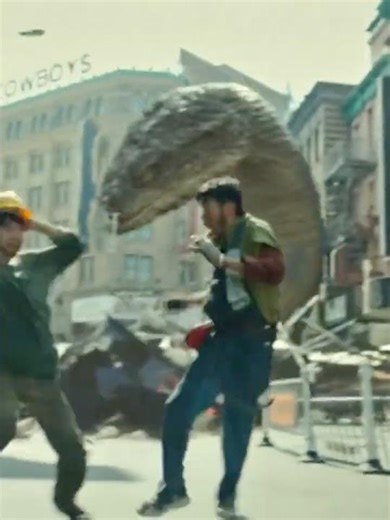 When the giant python attacks🐍 #movie #film #movieclips