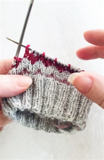 Circular pattern in socks #knitting #socks