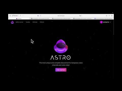 Astro walkthrough - Temporary Voice Channels for your Discord!