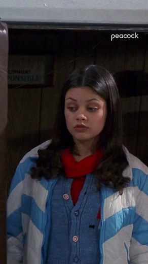 Couple goals. Both of them. #That70sShow is streaming now on Peacock. #Funny #Kelso #AshtonKutcher #MilaKunis #That90sShow #RelationshipGoals
