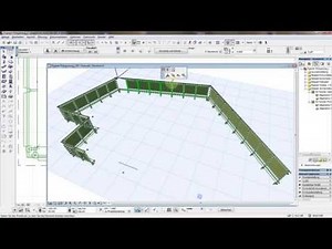 Archicad 18 Geländer GDL mit Aussenbefestigung mittels Polygonzug