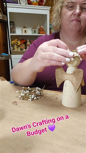 Primitive everyday angel. Please forgive me I am still getting used to doing the pre recorded videos. Remember to like and share! #primitivedecor #angeldecor #craftingideas #rusticdecor These are available in my etsy shop if your inhttps://dawnscraftingbudget.etsy.com | Dawn's Crafting on a Budget