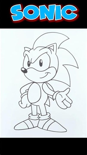 How to Draw Sonic from Sonic the Hedgehog – It Looks AMAZING! ⚡