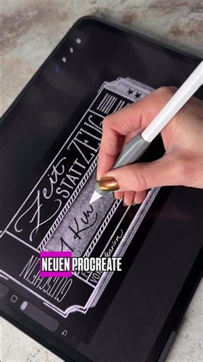 Gratis Procreate Videotutorial: Gutschein zum selber ausdrucken