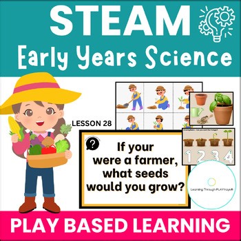 Farm Seeds STEM for Preschool | Plant Life Cycle Science | Growing Plants STEAM