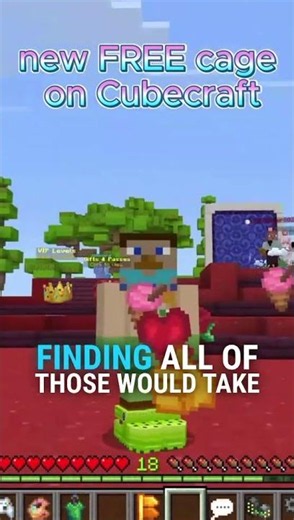 How to get a free cage on cubecraft *Summer 2026* #minecraft #cubecraft