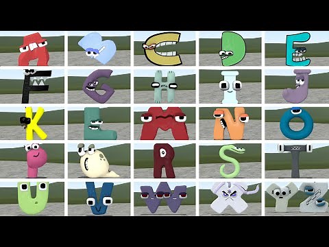 EVERY SINGLE ALPHABET LORE FAMILY In Garry's Mod?! (and Playing as Them?!)