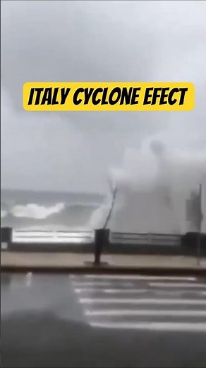 Italy is unrecognizable after cyclone devastation#cyclone