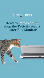 Looking for ways to keep a closer eye on your cat’s health?  It’s time to get the Petivity Smart Litter Box Monitor. | Petco | Facebook