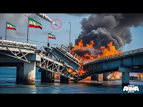 TODAY! US Hypersonic Missiles Destroy Key Bridges in Tehran - ARMA3