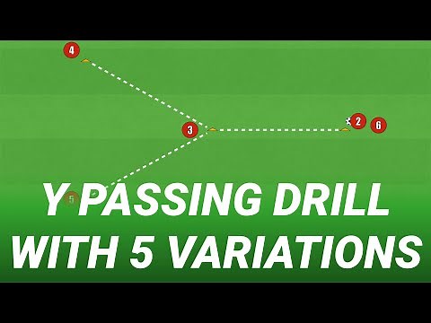 Y Passing Drill in 5 Variations | Football/Soccer