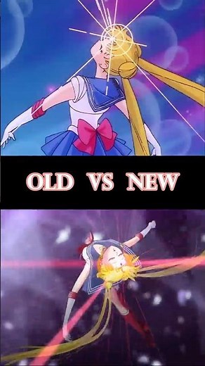 Classic vs. Crystal Transformation #sailormoon #sailormooncrystal #comparison #transformation