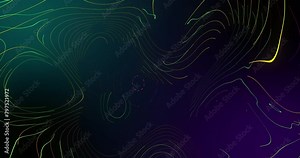 Streaming Background Overlay OBS or Streamlabs Studio hi-tech overlay for streamers. Features transparent section for desktop scene and face cam, Chatbox area, four recent mentions and banner space 4K Stock Video