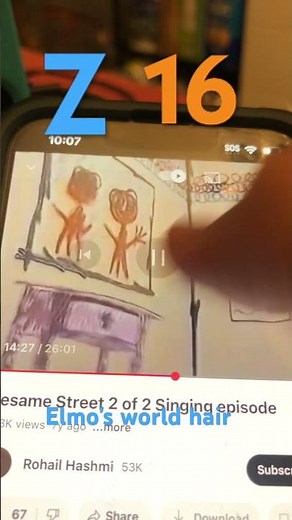 Z 16 Elmo’s world hair 👩🧑👱🏻‍♀️