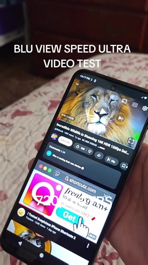 BLU VIEW SPEED ULTRA VIDEO TEST | ultra