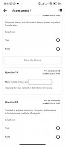 Computer literacy and information literacy are not important fo... | Filo
