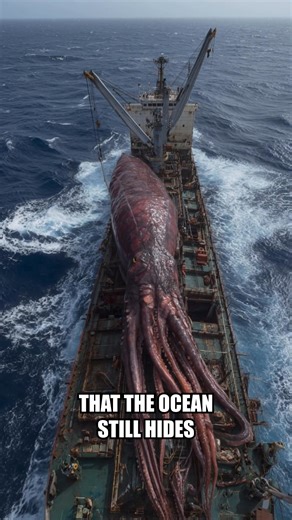 80-Foot Colossal Squid Emerges From Caribbean Depths #colossalsquid #squid #ocean | Most Amazing Top 10