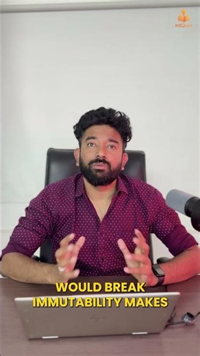 Why are Strings IMMUTABLE in Java? 🧵🚫 #JavaTips #java