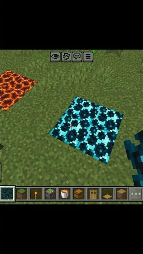 Blue Magma Block in Minecraft?! 😱🔥 #minecraft #shorts