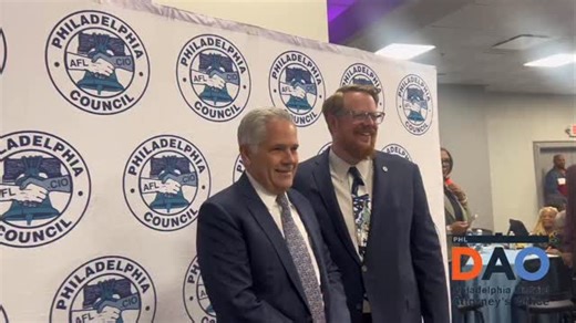 Philadelphia District Attorney Larry Krasner visited the Philadelphia Council AFL-CIO Headquarters yesterday for their annual Holiday Party. The organization represents over 100 unions and 150,000 working people in Philadelphia. Happy Holidays to our Philadelphia Labor Family. | Philadelphia District Attorney’s Office