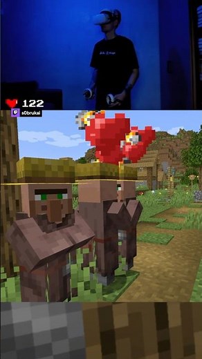 Minecraft VR with Horror Mods | #minecraft #minecraft #vr #minecrafthorror