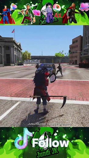 Madara Uchiha in GTA 5 Mod Showcase