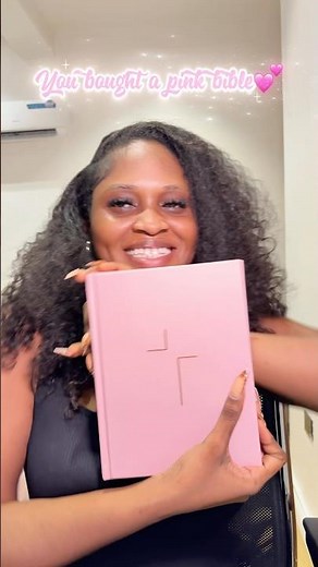 Unboxing my pink Jesus Bible ESV edition that I found on Amazon 🤍 #theJesusbible #pinkbible #bible