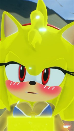 SUPER AMY IS TRYING TO STEAL SUPER SONIC'S HEART! #superamy #supersonic #romantic #sonamy