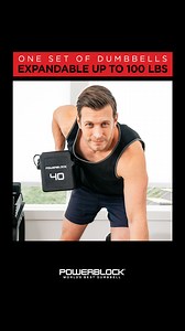 The set of dumbbells that covers every workout is now BACK IN STOCK 🚨 Swap weights in seconds and keep your workouts flowing. Compact, adjustable, and built to push your limits. | PowerBlock Dumbbells