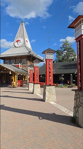 Summer in Santa Claus Village - Arctic Circle in Rovaniemi Lapland Finland