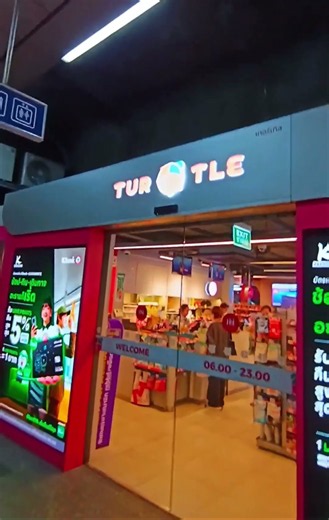 バンコクBTS構内のTURTLE（タートル）とっても便利🇹🇭