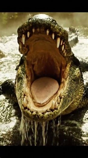 Crocodile Death Roll Attack!