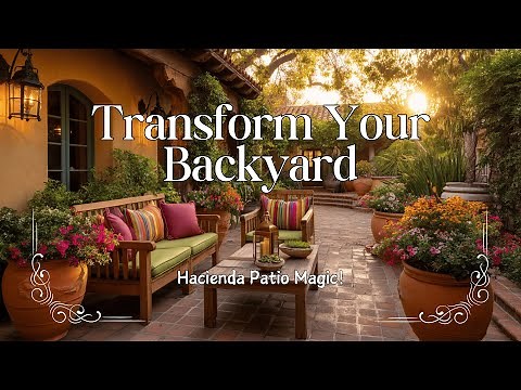 Create a Stunning Hacienda Patio: Spanish-Inspired Design for Warmth, Romance & Backyard Charm