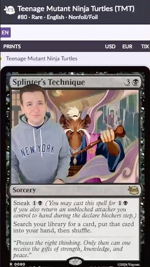 A NEW DEMONIC TUTOR? Splinter's Technique | Teenage Mutant Ninja Turtles x Magic: The Gathering