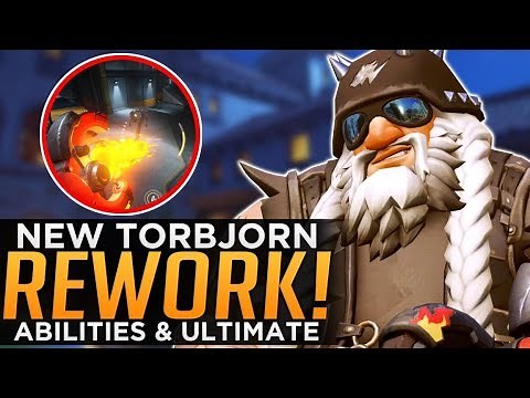 Overwatch: NEW Torbjorn REWORK - Abilities & Ultimate Gameplay!