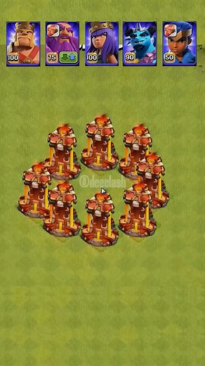 111K views · 306 reactions | Heroes vs. Inferno Formation. 李| clash of Clans Hi guys, just click the link in my bio/ enter the code 'Dee' to get 21% off Gems! #ClashOfClans #clashofclansattacks #clashofclanshighlights | Dee Clash | Facebook
