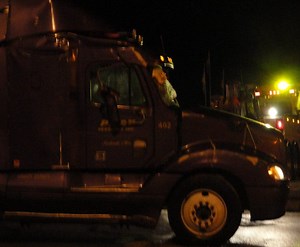 Tipped Tractor Trailer Ties Up Traffic