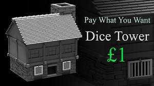 Medieval House Dice Tower - Pay What You Want