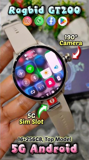 GT200 2026 Model 5G ANDROID 32+256GB #shortsfeed #shorts #viral #androidsmartwatch #smartwatch