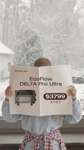 Storm outside. Cozy inside. Powered always. ❄️🏠⚡