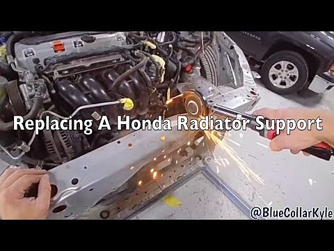 Replacing A Honda Radiator Support
