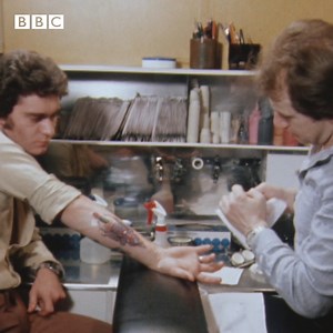 #OnthisDay 1980: "What starts with a stencil, can end up a walking art gallery." Nationwide reported on how tattoos were becoming more mainstream. | BBC Archive