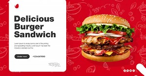 Dynamic Food Promo Slideshow for Restaurant and Cafe Menus