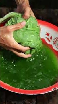 The Taste of Summer | Making Traditional Green Leaf Jelly in a Quiet Mountain Village 🤫🌿🧊