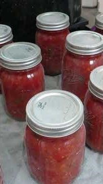 That Satisfying Jar POP! Canning Salsa Success 🍅 #havefuninnature #shorts #canning